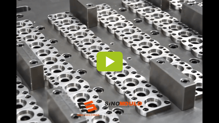 客户定造的多腔瓶胚模具实物展示